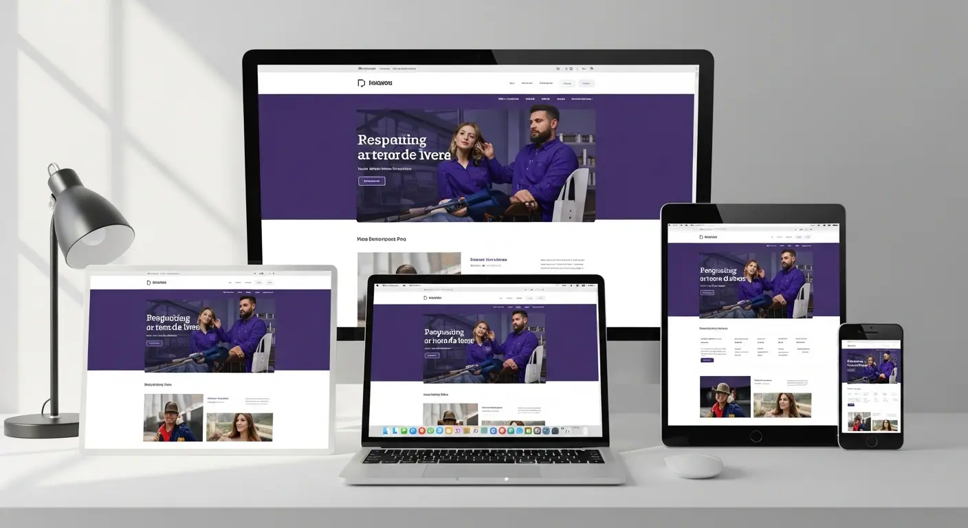 Design responsive d'un site web affiché sur plusieurs appareils
