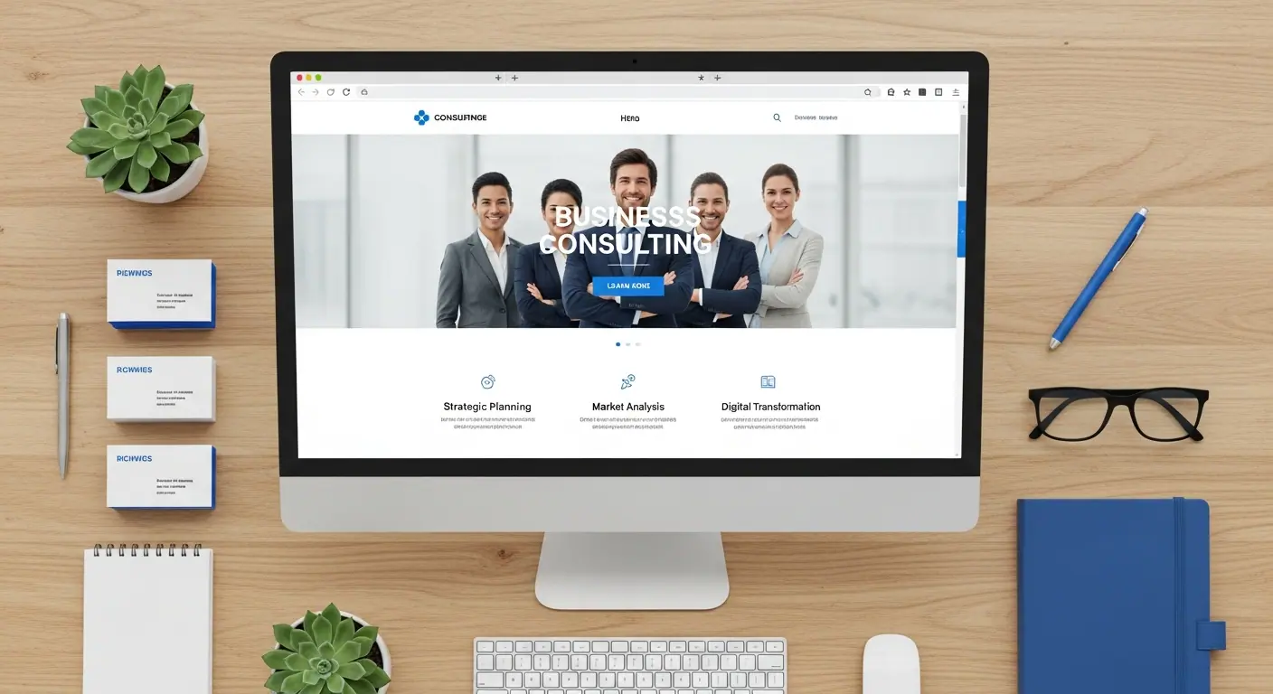 Site vitrine pour un cabinet de conseil